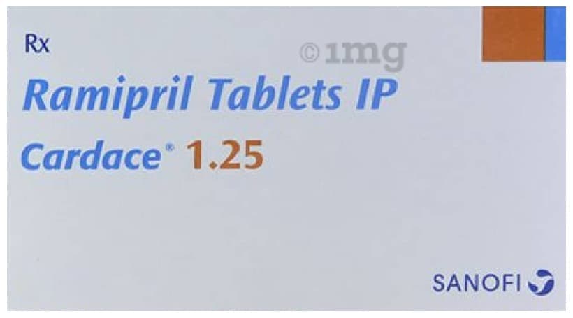 CARDACE 1.25MG TAB