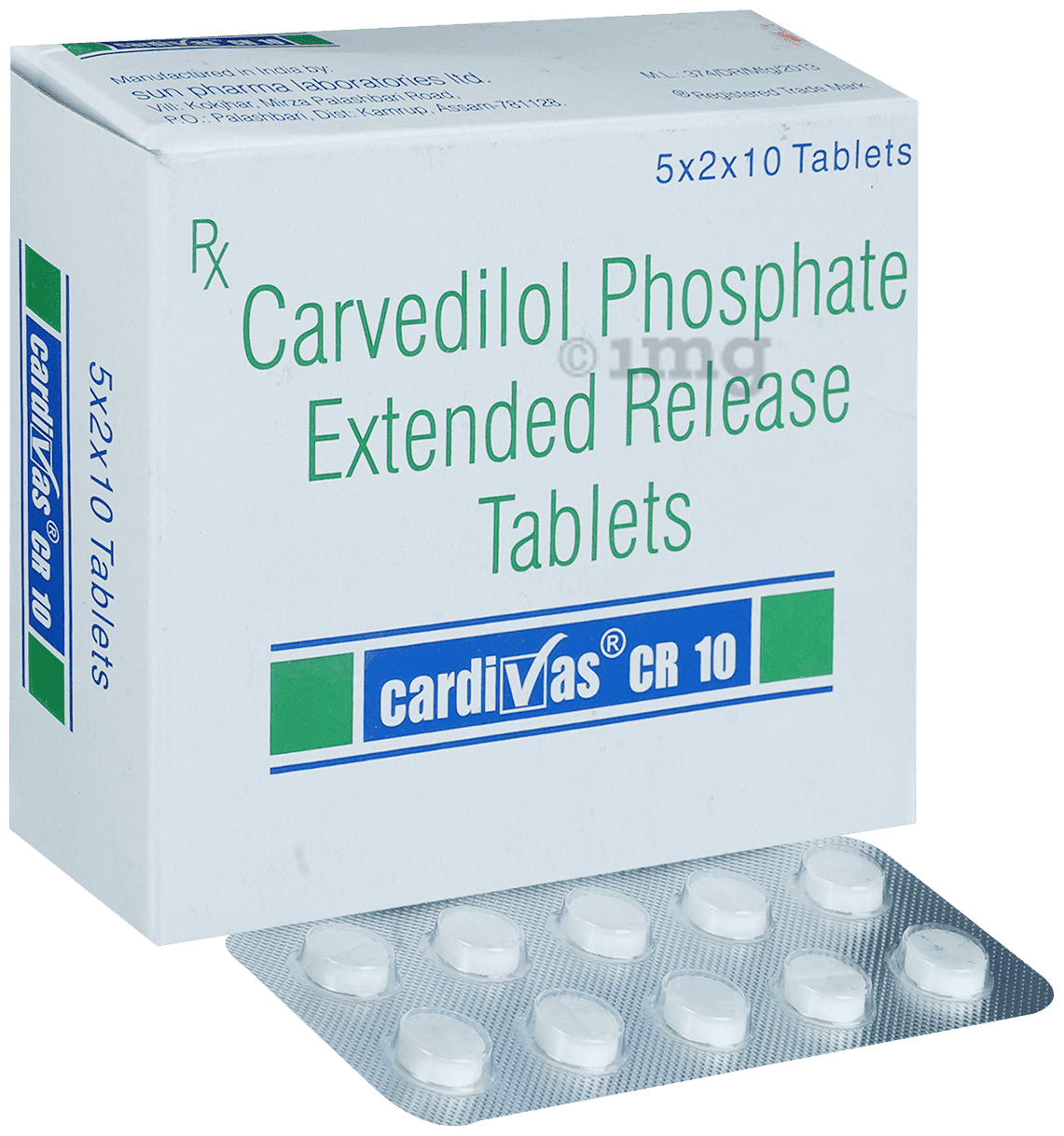 CARDIVAS CR 10MG TAB