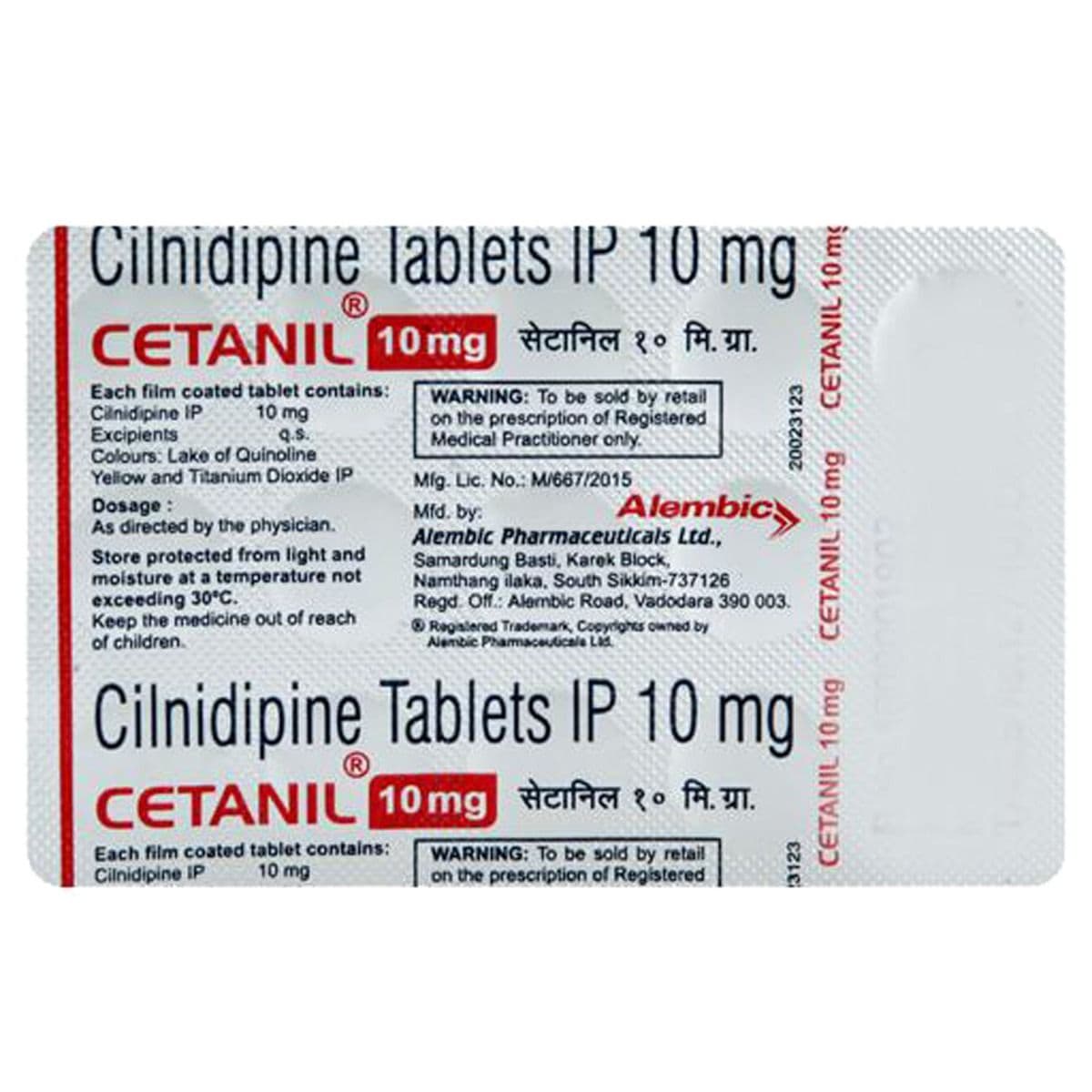 Cetanil 10mg Tablet
