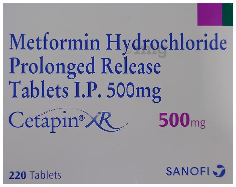 CETAPIN XR 500MG TAB