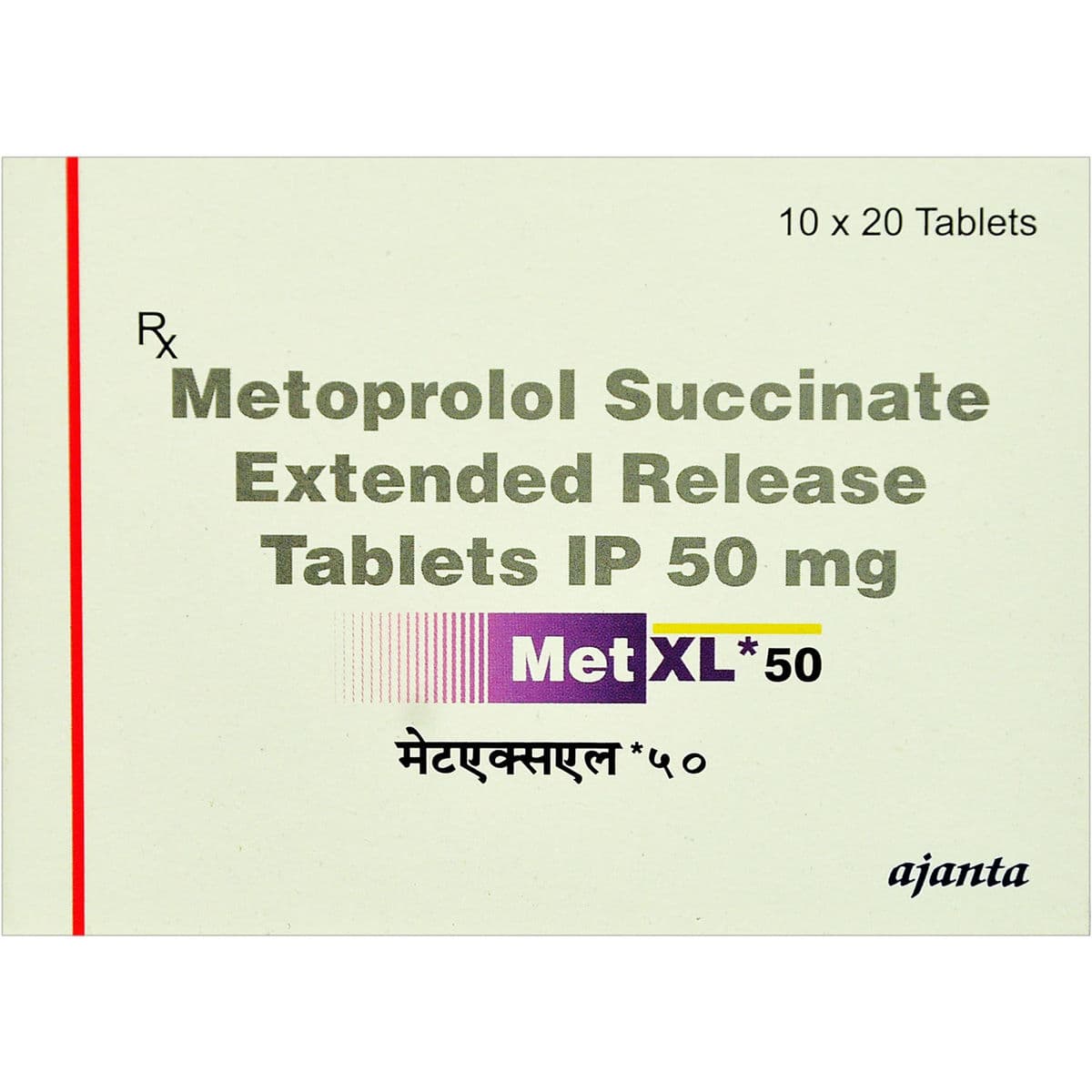 Met XL 50mg Tablet