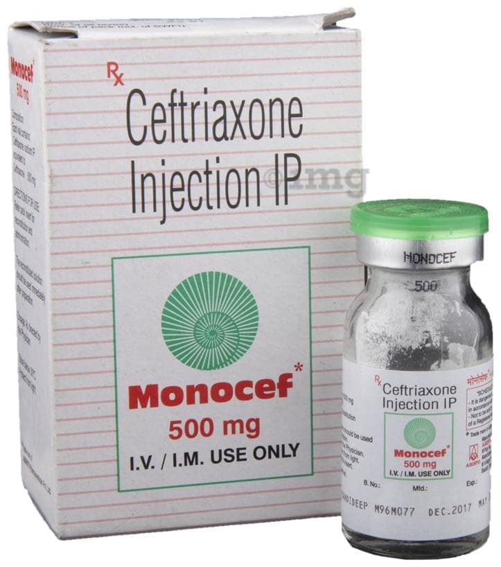 MONOCEF-500MG INJ