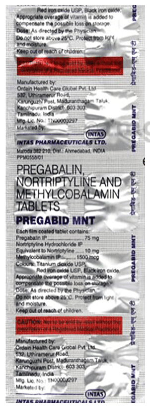 PREGABID MNT TAB