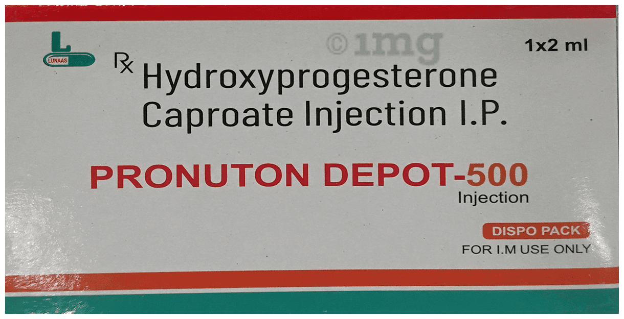PROLUTON DEPOT 500 MG