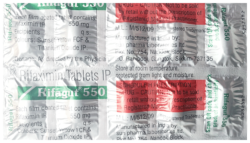 RIFAGUT 550 MG TAB