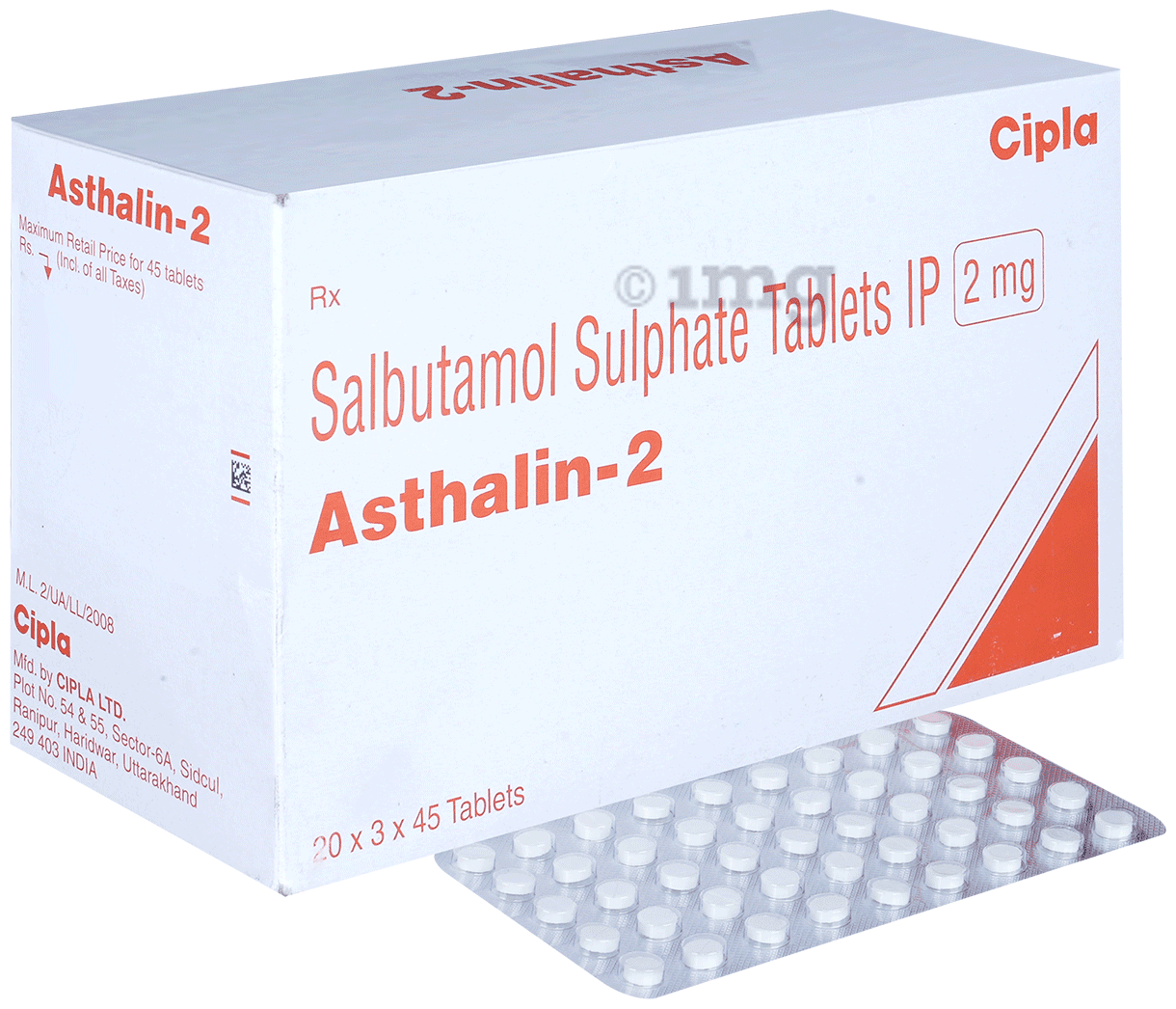 ASTHALIN 2MG*