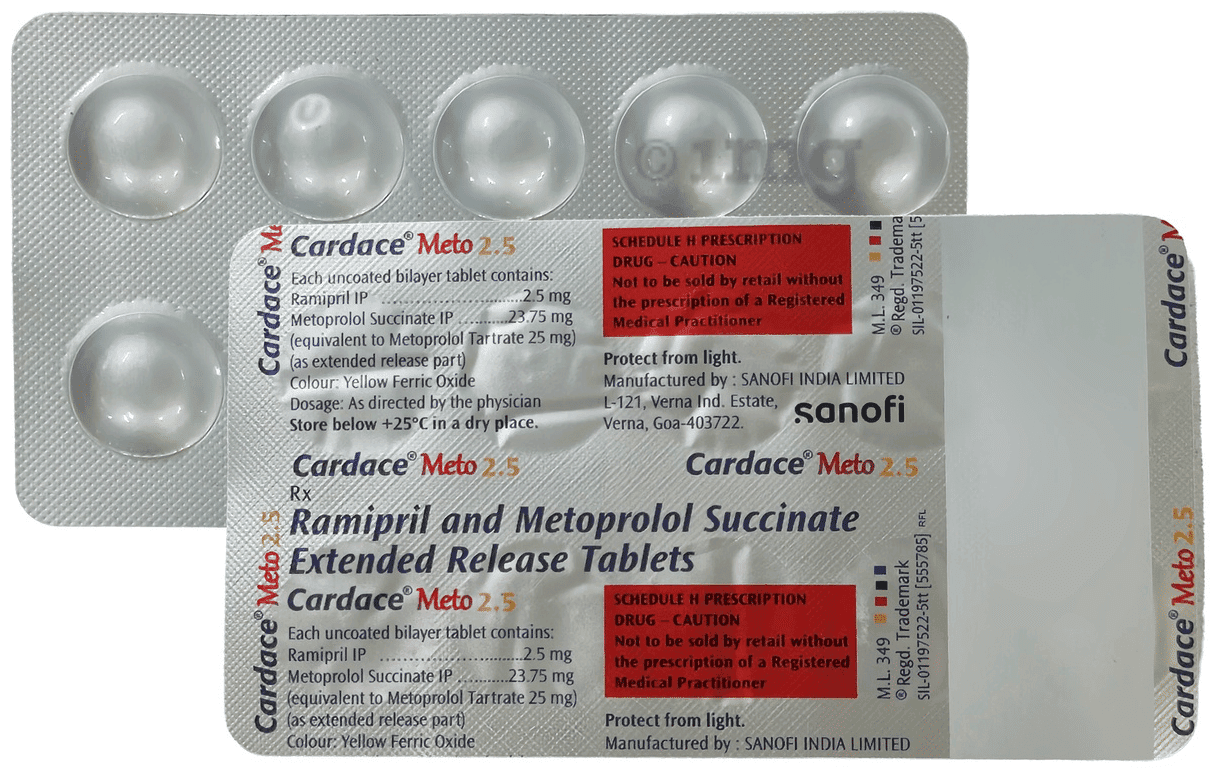 CARDACE METO 2.5MG TAB