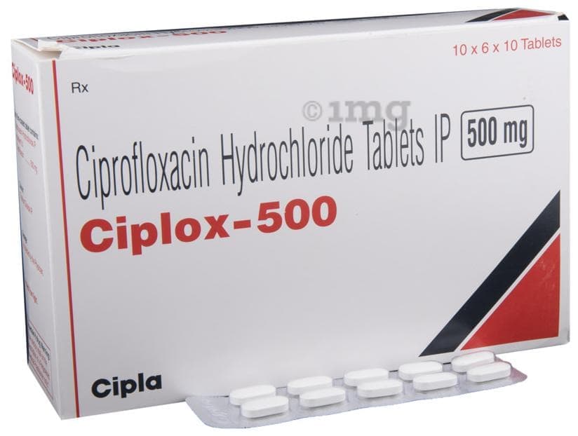 CIPLOX 500 TAB*