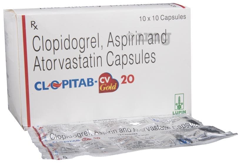 CLOPITAB CV GOLD 20 CAP