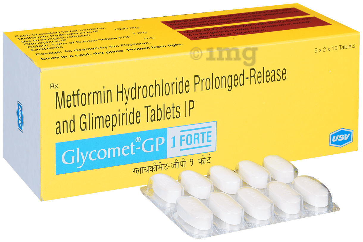 GLYCOMET GP1 FORTE
