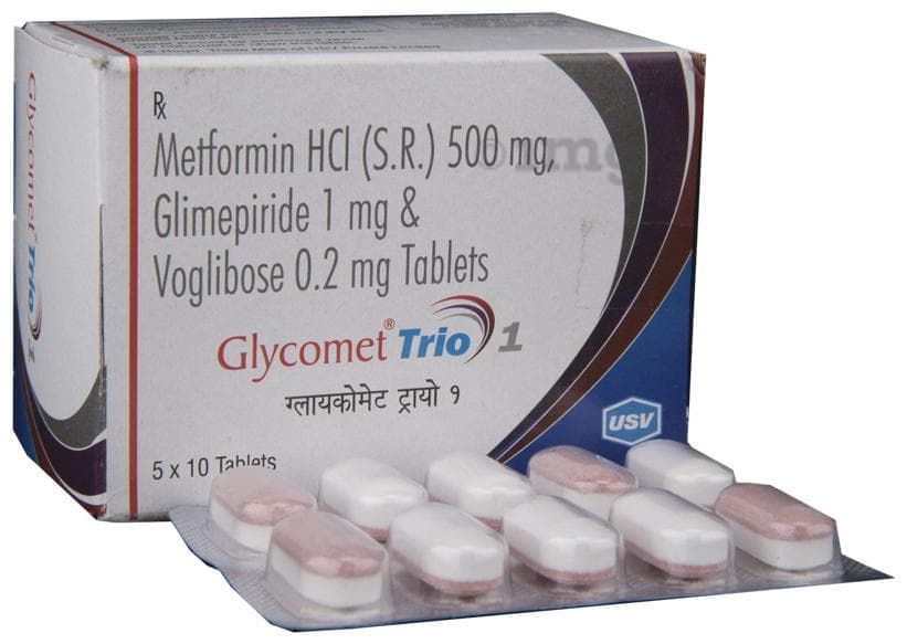 GLYCOMET TRIO 1MG