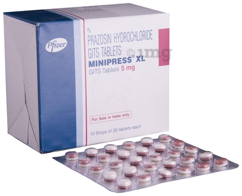MINIPRESS XL 5 MG TAB