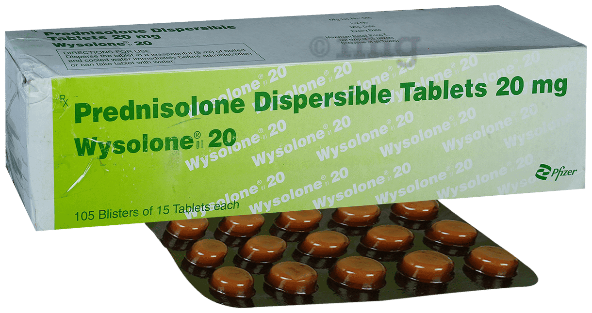 WYSOLONE DT 20 MG*