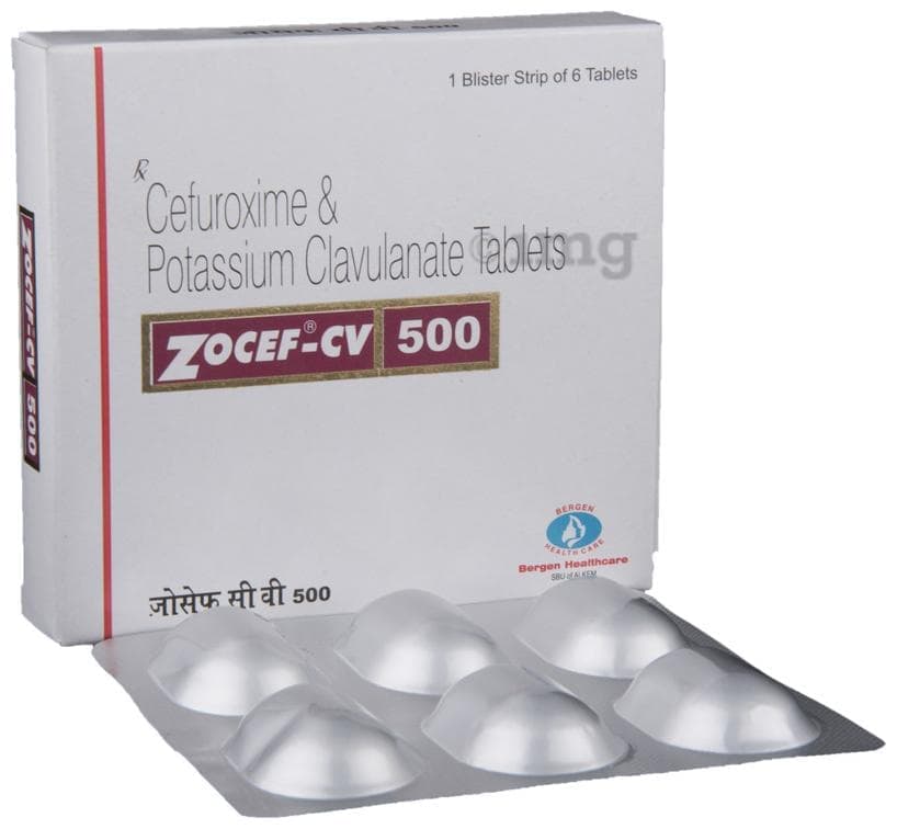 ZOCEF-CV 500 TAB